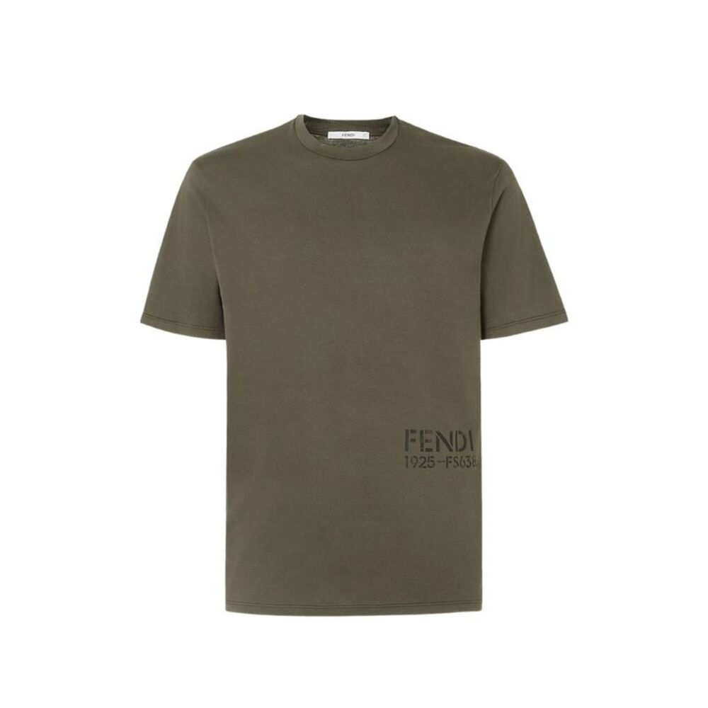 Fendi Green T-Shirts & Vests - T-Shirts Men